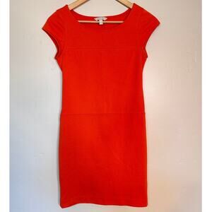 Banana Republic Orange Cap Sleeve Mini Dress size XXS Petite